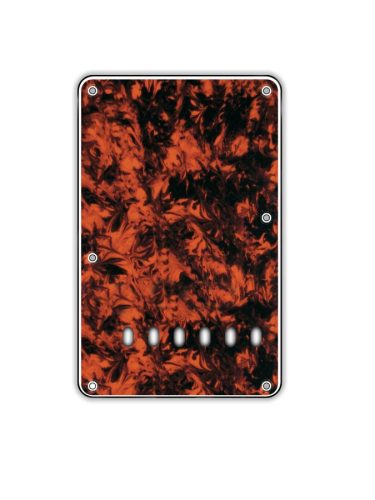 BP-313-MO Boston  back plate, string spacing 11,2mm, 3 ply, standard Stallion, 86x138mm, marble orange