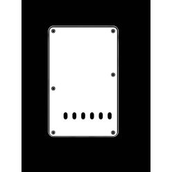   BP-313-VW Boston  back plate, string spacing 11,2mm, 3 ply, standard Stallion, 86x138mm, vintage white