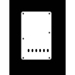   BP-313-W Boston  back plate, string spacing 11,2mm, 3 ply, standard Stallion, 86x138mm, white