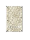 BP-413-PW Boston  back plate, string spacing 11,2mm, 4 ply, standard Stallion, 86x138mm, pearl white