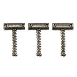   BP0024001 Allparts  vintage style steel bridge saddles for Telecaster, 3 pcs