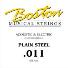 BPL-011 Boston  011 string, plain steel