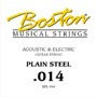 BPL-014 Boston  014 string, plain steel