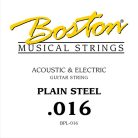 BPL-016 Boston  016 string, plain steel