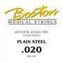 BPL-020 Boston  020 string, plain steel