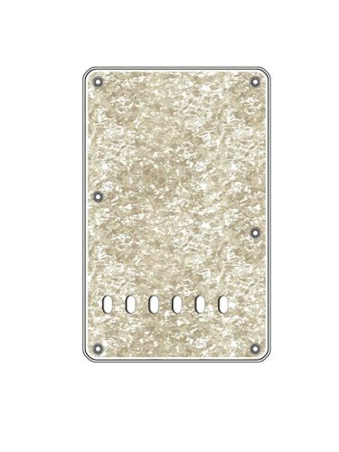 BPL413-PW Boston  back plate, string spacing 11,2mm, 4 ply, standard Stallion, 86x138mm, lefthanded, pearl white