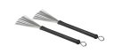 BRH-5-MT Hayman  brushes, rubber handle, pair, retractable, metal bristles