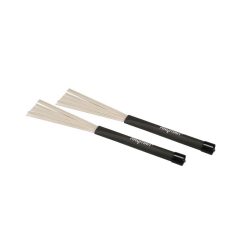   BRH-5-WN Hayman  brushes, black rubber handle, retractable, white nylon bristles