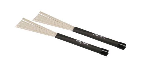 BRH-5-WN Hayman  brushes, black rubber handle, retractable, white nylon bristles