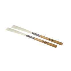   BRH-7-CN Hayman  brushes, clear nylon bristles, wooden handle, pair, soft