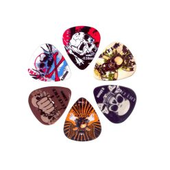   BRP6-050 Boston Rock Picks 6-piece pick kit, celluloid, 0.50mm