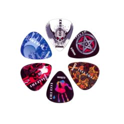   BRP6-060 Boston Rock Picks 6-piece pick kit, celluloid, 0.60mm