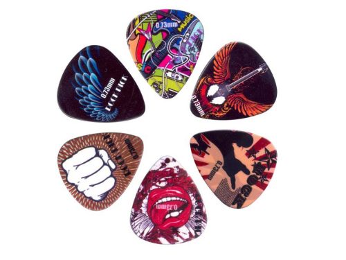 BRP6-073 Boston Rock Picks 6-piece pick kit, celluloid, 0.73mm