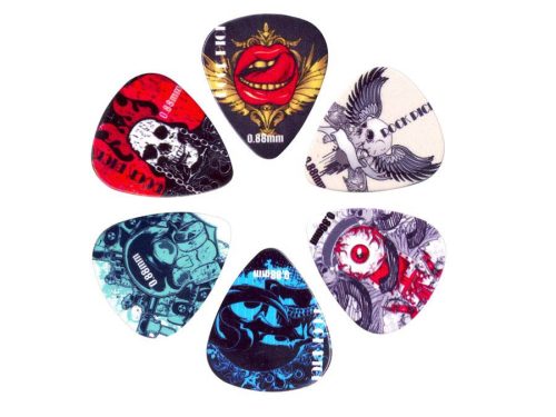 BRP6-088 Boston Rock Picks 6-piece pick kit, celluloid, 0.88mm