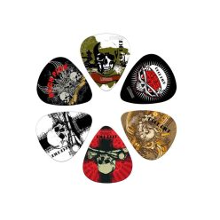   BRP6-100 Boston Rock Picks 6-piece pick kit, celluloid, 1.00mm