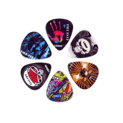   BRP6-MIX Boston Rock Picks 6-piece pick kit, celluloid, 0.50/0.60/0.73/0.88/1.00/1.14mm