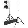 BS-105-BKB Boston  one pair of speaker stands with bag, 200cm max height air cushioned, aluminum light weight