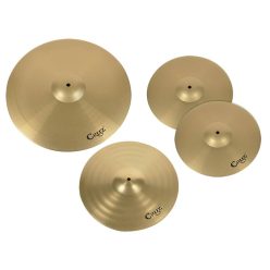   BSET-141620 Cruz Basic Series cymbals set, 14" hihats, 16" crash and 20" ride