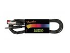 BSG-125-3 Boston  audio cable, black, jack stereo - jack female stereo, 3.00 meter