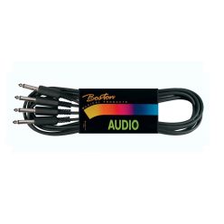   BSG-295-9 Boston  audio cable, black, 2x jack mono - 2x jack mono, 9.00 meter