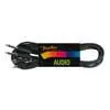 BSG-310-3 Boston  audio cable, black, 2x rca - 2x jack mono, 3.00 meter