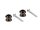 BSLB-10-BC Boston  straplock button with screws, 2 pcs, black chrome