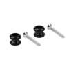 BSLB-10-BK Boston  straplock button with screws, 2 pcs, black