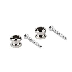   BSLB-10-CH Boston  straplock button with screws, 2 pcs, chrome