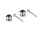 BSLB-10-CH Boston  straplock button with screws, 2 pcs, chrome