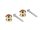 BSLB-10-GD Boston  straplock button with screws, 2 pcs, gold