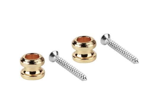 BSLB-10-GD Boston  straplock button with screws, 2 pcs, gold