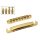 BT-167-G Boston  bridge and tailpiece set, 7-string, with studs, 16" radius, stringspacing 62,6mm, goldplated