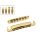 BT-168-G Boston  bridge and tailpiece set, 12-string, with studs, 12" radius, stringspacing 54,7mm, goldplated