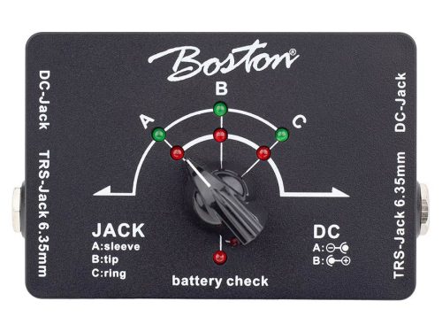 BT-3 Boston  cable tester for 6.3mm jack TRS and DC cables