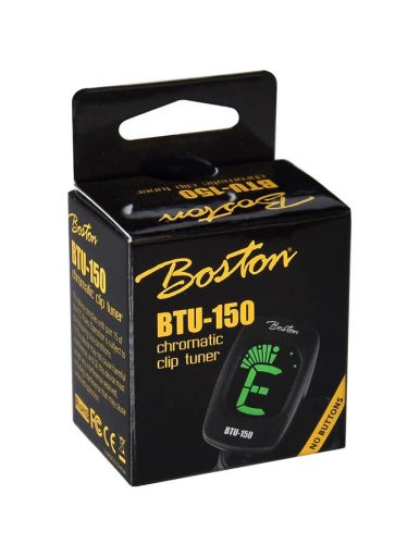 BTU-150 Boston  chromatic clip tuner, with multi color display, auto power on/off