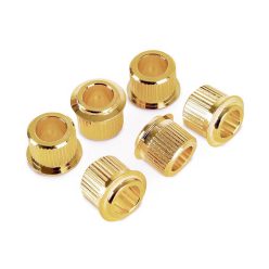   BU-CBG Hosco Japan  conversion bushings,10,2mm diameter, gold, round top, 6 pcs