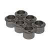 BU-KAN92 Hosco Japan  push-fit bushings, aged nickel, round, 9.2mm diameter, 6 pcs