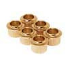 BU-KG92 Hosco Japan  push-fit bushings, gold, round, 9.2mm diameter, 6 pcs