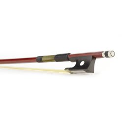   BV-10/12 ELS  violin bow, 1/2, brazilwood, octagonal stick, ebony frog, single eye, whalebone imitation