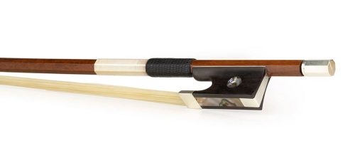 BV-75 ELS  violin bow, 4/4, pernambuco, octagonal stick, ebony frog, single eye, fully silver mounted