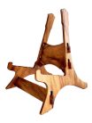 BZS1R Bromo Blanc Series solid Trembesi wooden guitar stand with cork supports (small logo at back of the stand)