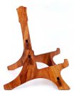 BZS1R Bromo Blanc Series solid Trembesi wooden guitar stand with cork supports (small logo at back of the stand)