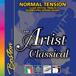   CA-NT Boston Artist Series string set classic, clear trebles & silverplated wound basses, normal tension