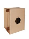 CAJ-25-CB Hayman  DIY cardboard cajon, 33x31x44cm, fixed snare, flat packed