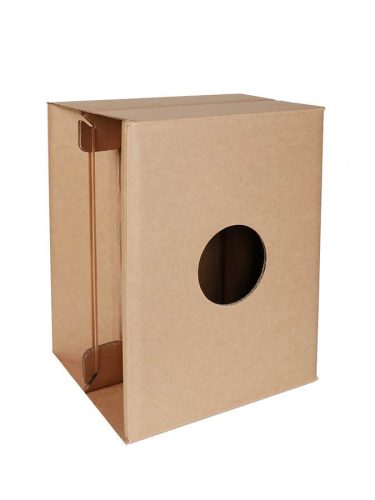 Hayman CAJ-25-CB – DIY Cajon aus Karton, 33 x 31 x 44 cm, fester Snare, flach verpackt