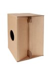 CAJ-25-CB Hayman  DIY cardboard cajon, 33x31x44cm, fixed snare, flat packed