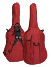 CB-112 Boston  double bass bag 1/2, wine red, 19mm soft padding, 2 straps, various accessory pockets