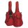 CB-112 Boston  double bass bag 1/2, wine red, 19mm soft padding, 2 straps, various accessory pockets