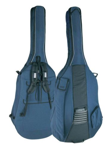 CB-234 Boston  double bass bag 3/4, dark blue-grey, 23mm padding, 2 straps, various accessory pockets