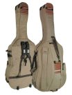 CB-544 Boston  double bass bag 4/4, beige-brown, 23mm padding, deluxe, 2 straps, various accessory pockets